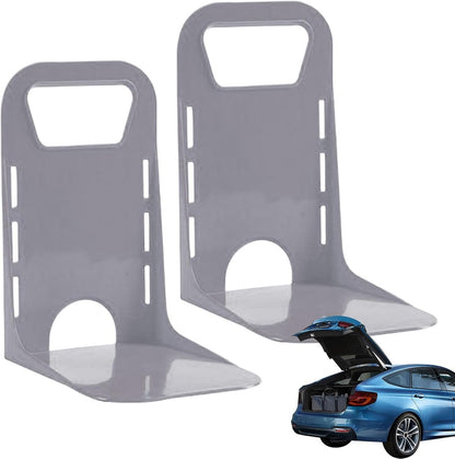 Trunk Storage Box Fixer, L Shape Cargo Blocks, 7.28x5.31x4.53 inches Secure Car Trunk Organizer, Space Saving Holder, Non Slip Fixing Tool for Travel, Daily Commutes