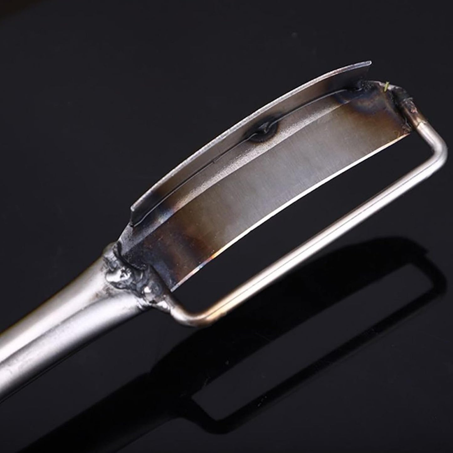 Vegetable Peeler - Manual Stainless Steel Peeler | Anti-Slip Grip Kitchen Gadget | Reusable Food Prep Tool, Blade Utensil, Compact Peeling Accessory Home Use