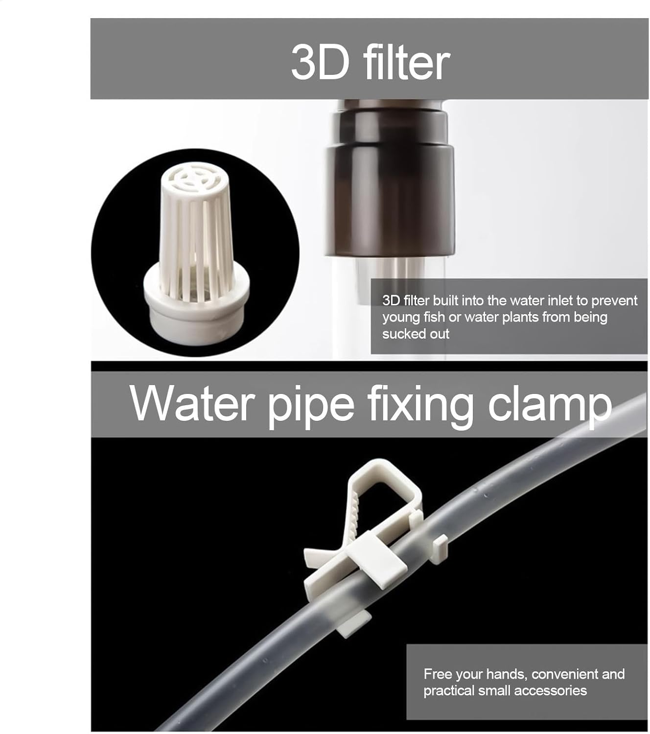 Vacuum Gravel Cleaner Kit | Aquarium Gravel Cleaner Water Changer, Fish Tank Cleaner Vacuum For Gravel And Sand Cleaning | Essential Tool For Aquarium Maintenance