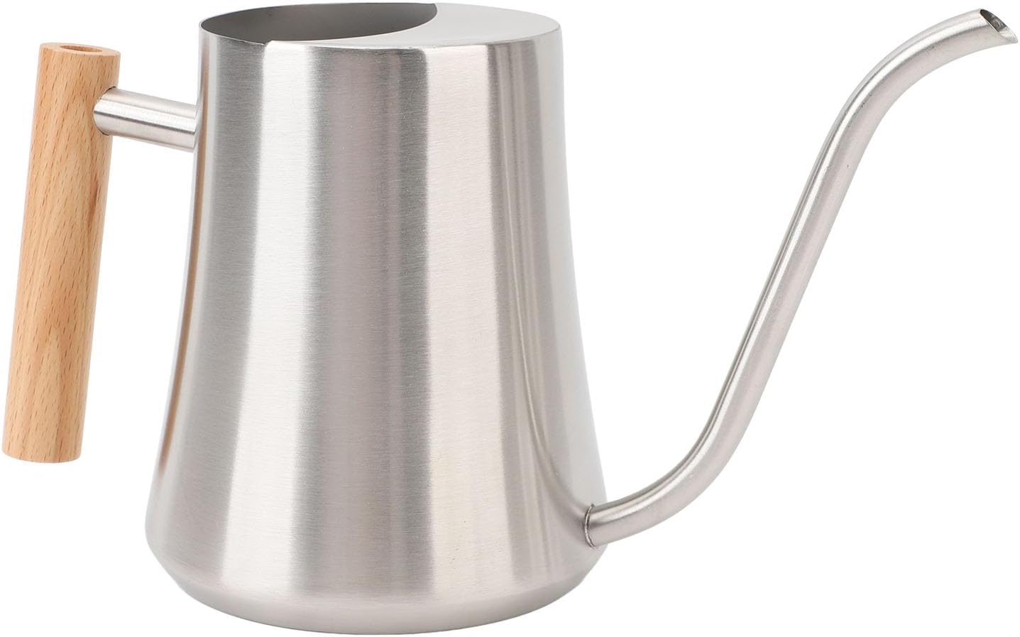 Elegante Lattina a Bordo Interno con Manico da Becco e in Legno - Design in Acciaio Colorato per Piante Domestiche, Ers, Succulente e Bonsai L Opachi Opachi (#3)