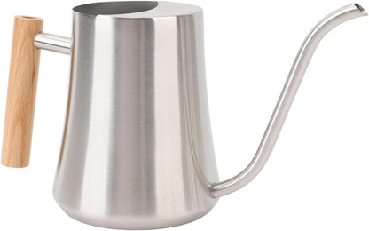 Elegante Lattina a Bordo Interno con Manico da Becco e in Legno - Design in Acciaio Colorato per Piante Domestiche, Ers, Succulente e Bonsai L Opachi Opachi (#3)