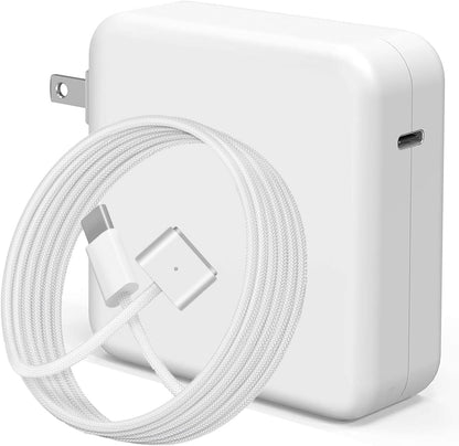 Charger for MacBook Air 15,13 Inch/Mac Book Pro14 Inch M4 M3 M2 M1 from 2025 2024 2023 2022 2021 70W USB-C to Mag 3 Power Adapter Include 6.6ft 5A USBC to Mag 3 Cable Original Quality