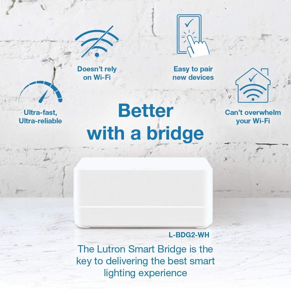 Lutron Caséta Smart Hub | L-BDG2-WH | White