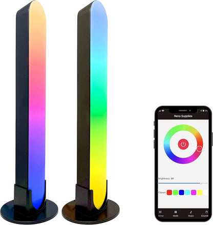 RS RGB Smart Light Bar, Bluetooth App Control Gaming Ambient Lights with 19 Scene Modes, 16 Million Colors, USB Powered LED Play Light Bar for PC, TV, Entertainment, Party