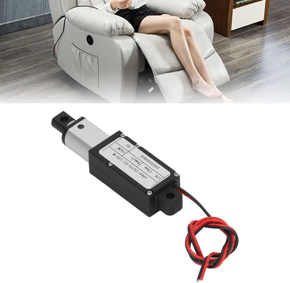 15mm Stroke Micro Linear Actuator, 12V Force 150N Speed 4mm / s Mini Electric Linear Actuator Built in Limit Switch, Electric Motion Actuator for Home Automation, Robotics, Cabinet (No Bracket)