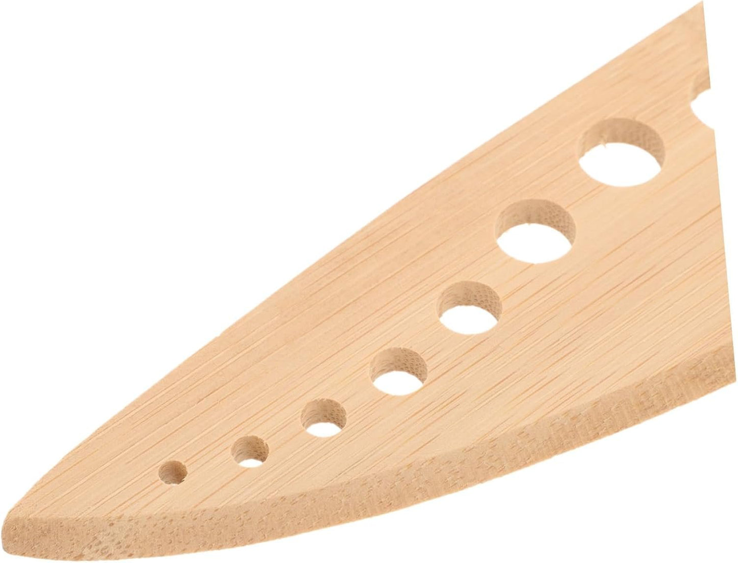 GREENADSCAPE Wooden Herb Peeling Knife Garlic Mincer Remover Cutter for Creases Peeler Herb Tool Defoliator Vegetable Remover Wood Vegetable Remover