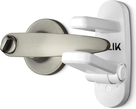 Jolik Improved Childproof Door Lever Lock(3 Pack)& Handles Premium Bonding Adhesive - door handle child proof