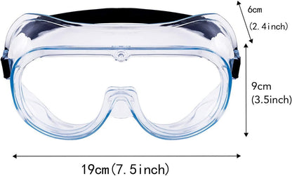 2 Pack Safety Goggles Over Glasses-Perfect for Industrial,Work,Construction,Shooting