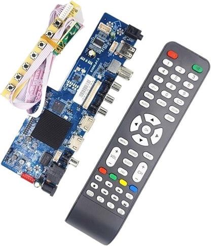 Android Smart TV Motherboard S368LA1.5 Android 9.0 Sys 4 Core 512+4G 1G+8G Remote Control Modification Software(512MB-4G)