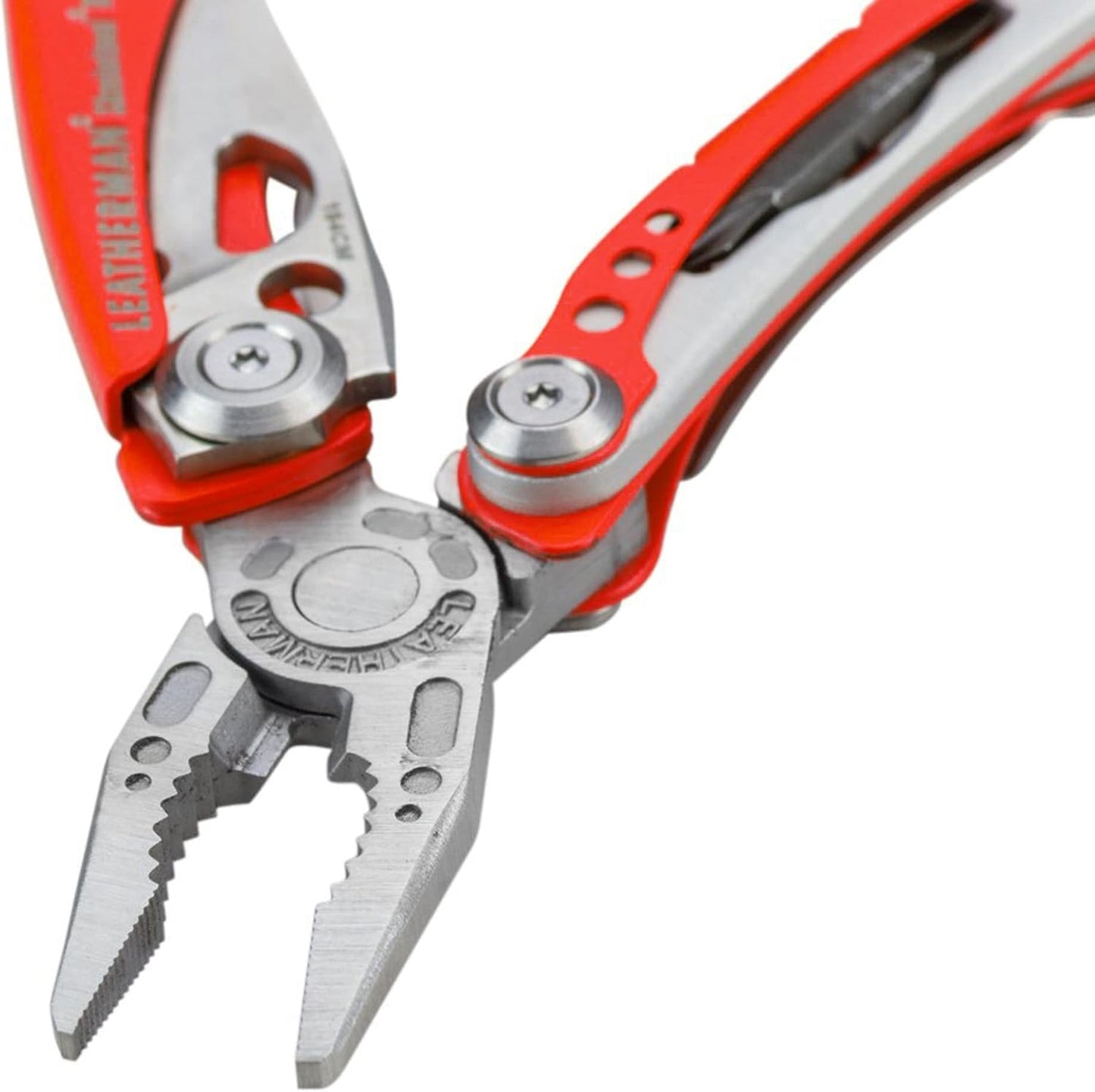 LEATHERMAN, Skeletool RX Multitool with Serrated Knife and Glass Breaker, Red