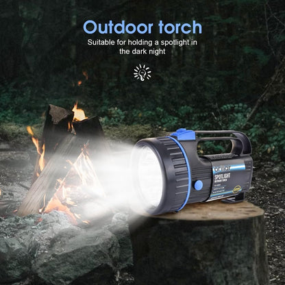 Brillar Super Bright Spotlight Flashlight, Powerful LED Handheld Searchlight, Portable High Lumens Powered Spot Lights Outdoor Flood Tactical Torch Light Waterproof for Camping Outdoor Marine Boating