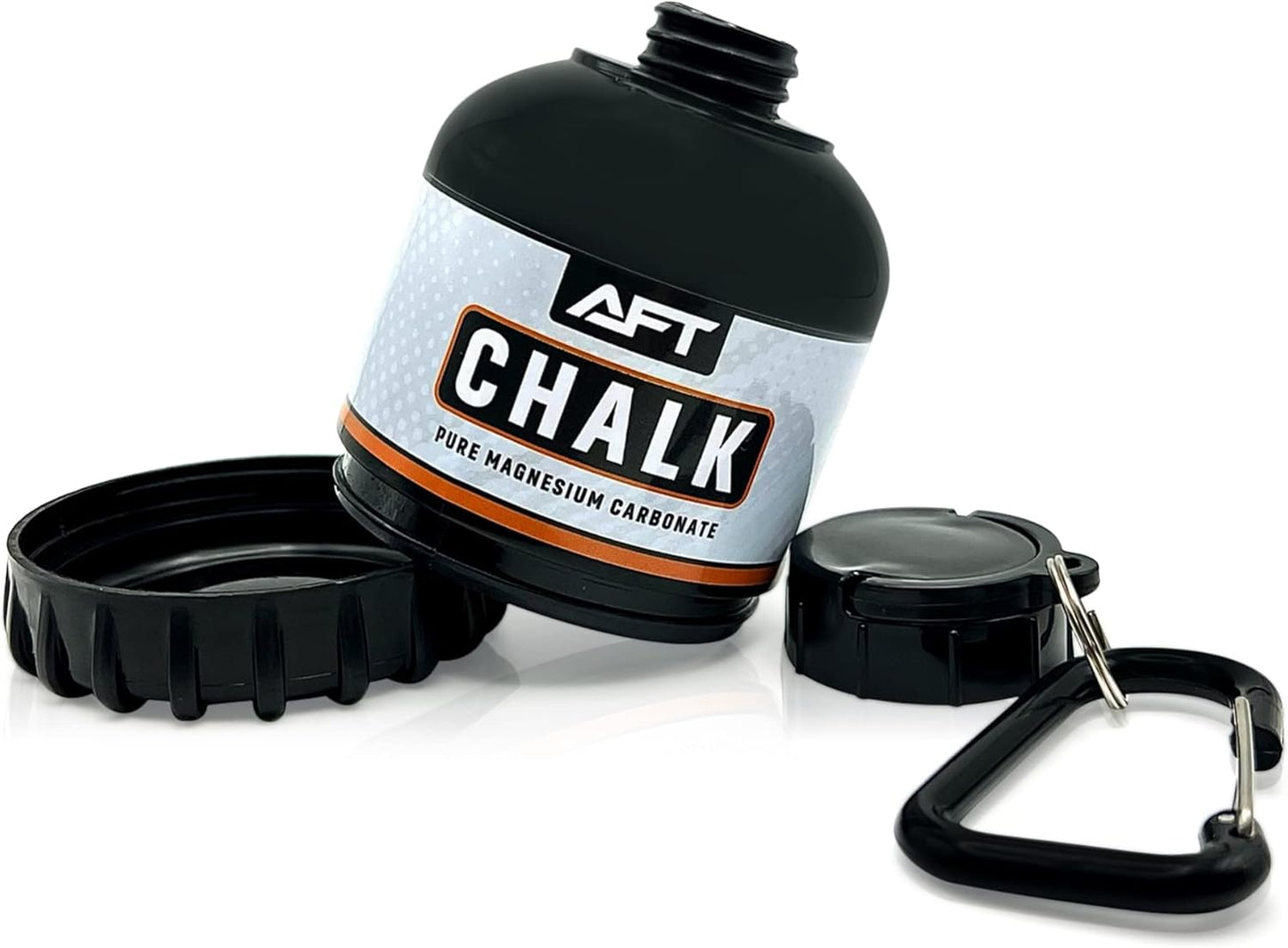 Arlu Fitness Tech Sports Chalk (On-The-Go) by - Gym Chalk, Rock Climbing Chalk, Gymnastics Chalk. Portable, Easy to use and Easy to Refill Container. Less Mess, Premium Grade Chalk with no fillers
