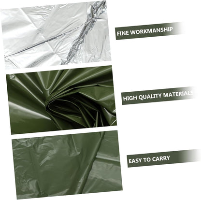 Emergency Tent Set Emergency Tent Survival Sleeping Sack Outdoor Sleeping Blanket Camping Sleeping Blanket Camping Tents Travel Tool Pe Tear-Resistant Material