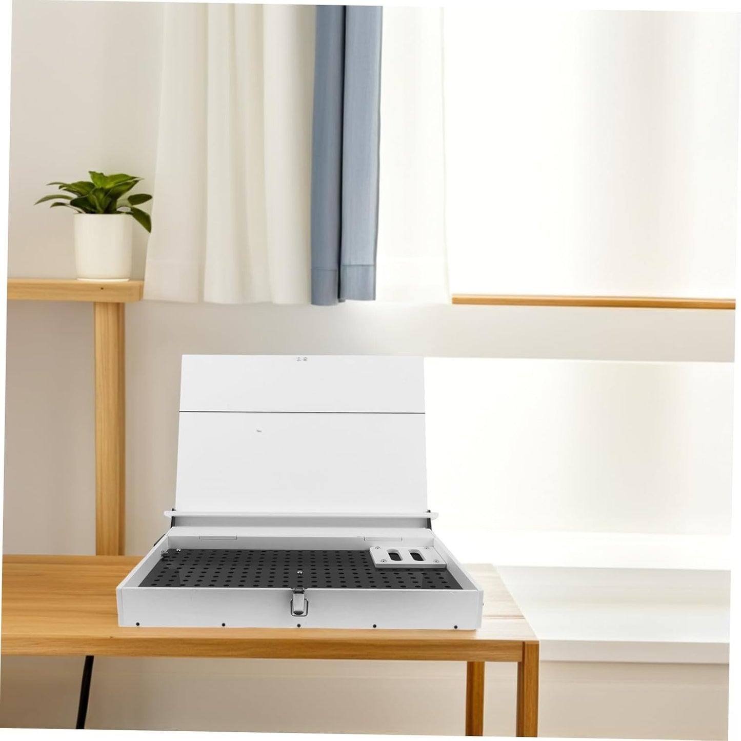 DIY Model Tool Storage Rack Durable Plastic Organizer Figure Accessories Capacity Toolbox for Model Making for Workspace Organization White