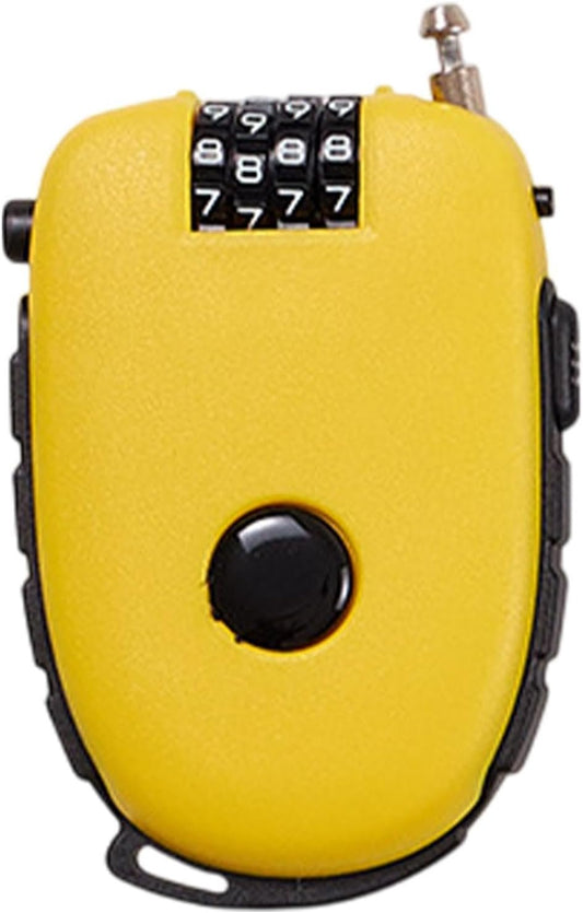 Luggage Cable Lock, Retractable 4-Digit Lock, Portable Wire Lock, School Locker Lock, Gym Locker Security, Combination Wire Lock, Suitcase Lock, Kayak Security Lock, Camera Lock, Helmet Lock, Luggage