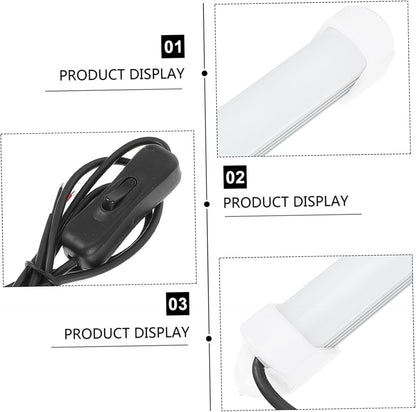 ULTECHNOVO 1Set White LED Light Bar Kit for Printers Non Dimmable Brightness Upgrade for Ender Eye Protection Flicker Lighting for Printing Area