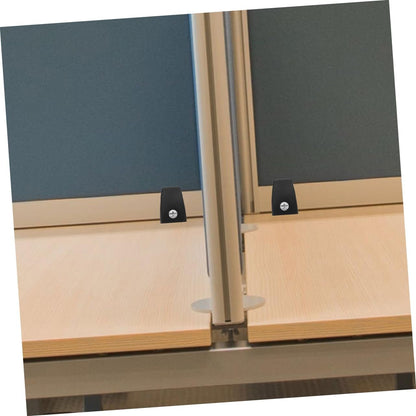 COHEALI 4Pcs Desk Divider Clamps Screen Partition Clips for Office Table Sturdy Glass Board Holders for Easy Installation and Workspace Organization