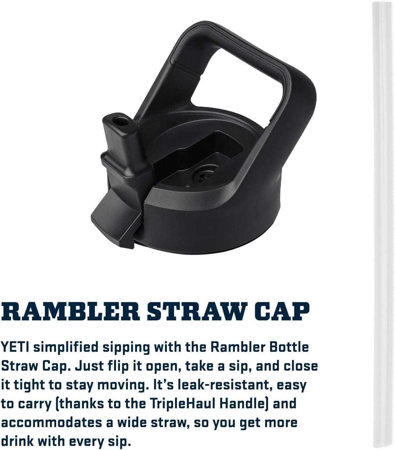 YETI Rambler 18 oz Bottle, Vacuum Insulated, Stainless Steel with Straw Cap, Papaya