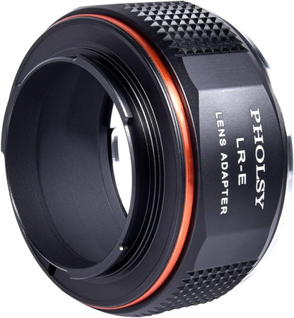 PHOLSY Leica R Lens to Camera Adapter for Sony E, a1, a9, a9-II, a7S III/II, a7R V/IV/III/II, a7 IV/III/II, a7, a7C, a6600 a6500 a6000 a3500, NEX 7/6 / 5T Series, QX1, ZV-E 10... ... ...