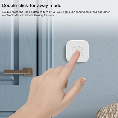 Ysyaxsyt Tuya Zigbee Wireless Mini Switch One Key Push Button Control Home Automation 1 PCS