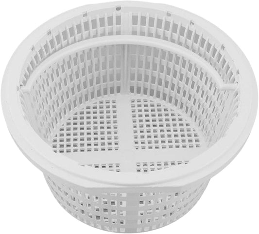 Skimmer Basket, 8-inch Pool Basket Plas-tic Po ol Filter Basket, Univ ersal Skimmer Basketry,Replacement Pond Accessory Skimmer Basketry Strong abs Material with Handle for Swimming Ponds, Spas