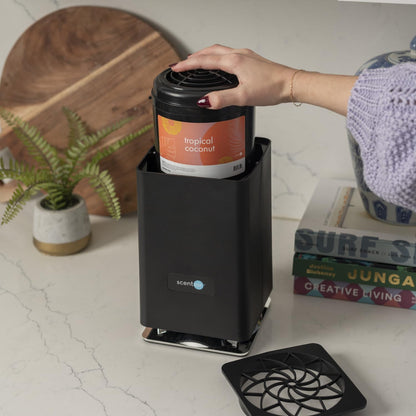 Whisper Home | Diffuser Machine, Scents up to 800 Sq. Ft Room, Compatible with Alexa & Google, WiFi & Bluetooth Enabled, Cartridge Sold Separately, Black