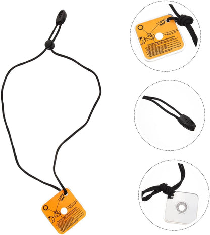 Gogogmee Reflective Signaling Mirror Made of Acrylic Compact Portable for Outdoor Use Survival Gear
