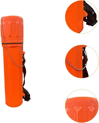 koolsoo Welding Rod Holder Welding Rod Storage Tube Workspace Organization Airtight Airproof Welder Accessories Welding Rod Canister, Orange