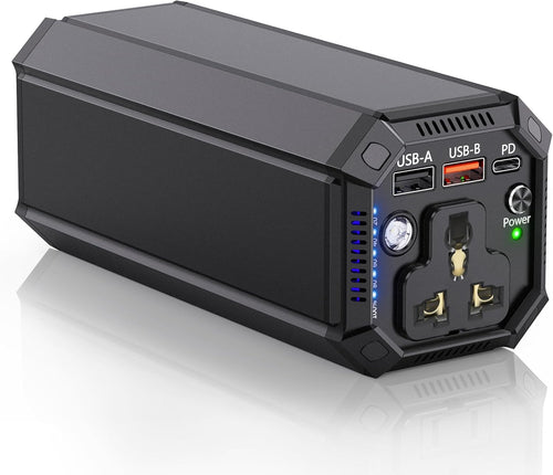 Portable Power Bank with AC Outlet, 100W Portable Laptop Charger, 98Wh/27000mAh High Capacity with 65W PD USB C Laptop Battery Bank, Backup Power Source for Business Travel and Outdoor Activities