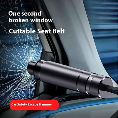 Life Hammer Car, Safe Hero Life Hammer, Car Window Breaker and Seat Belt Cutter, Emergency Escape Tool One Second Window Breaker, Fast Cutting Belt (Sliver)