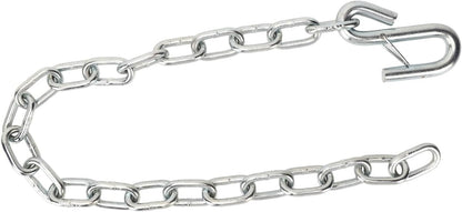 Trailer Security Wire - Corde di sicurezza, 3500 lbs, lunghezza di uscita anti-catena, lunghezza 77 cm, carburatore di ferro, adatto per roulotte, camper, fissaggio rapido