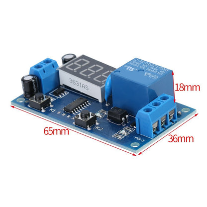 Cycle Delay Timer Switch Adjustable Relay Module High Precision Stable Safe for Home Automation and Industrial Use