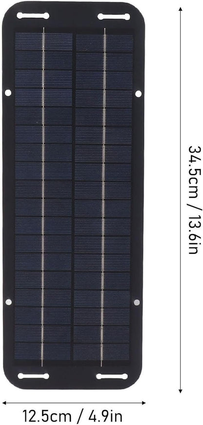 Solar Powered Charger - Panel Car Battery Charger, Powers Trickle Battery Charger | Waterproof Solar Panel Trickle Charging Kit, Solar Charger Powers Bank, Waterproof Solar Battery Maintainer for Car