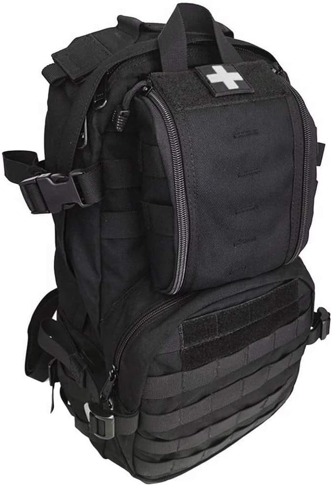 WYNEX First Aid EMT Bags, Tactical IFAK Medical Molle Pouch Military Utility Med Emergency EDC Pouches Outdoor Survival Kit Suit for Tactical Waist Belt Pack 1000 Nylon