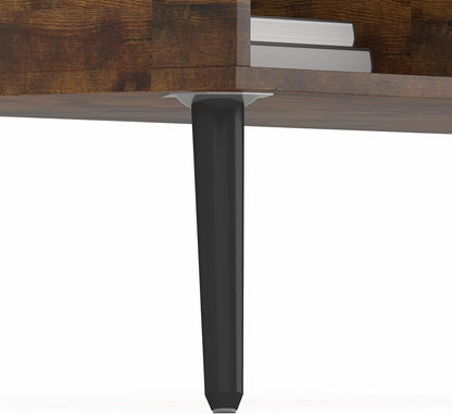 Ufurniture Lift Top Coffee Table with Hidden Storage, Gas Lift Tabletop Dining Table with Storage Shelf for Home Living Room, Office, Walnut