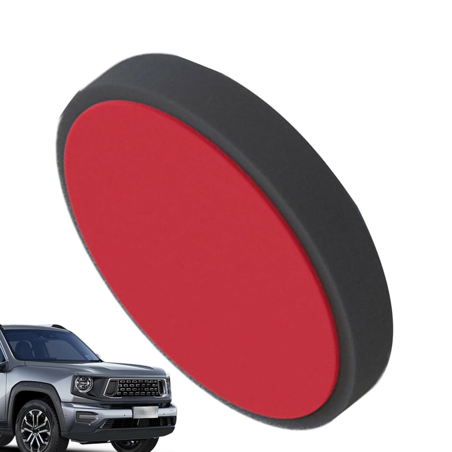 Reusable Polishing Pads, Wax Applicator Pad,5.91 x 5.91 x 0.98 inches Automotive Tools Equipment for Tire Dressing, Interior Cleaning, Dashboard Detailing, and Exterior Wheel Shine