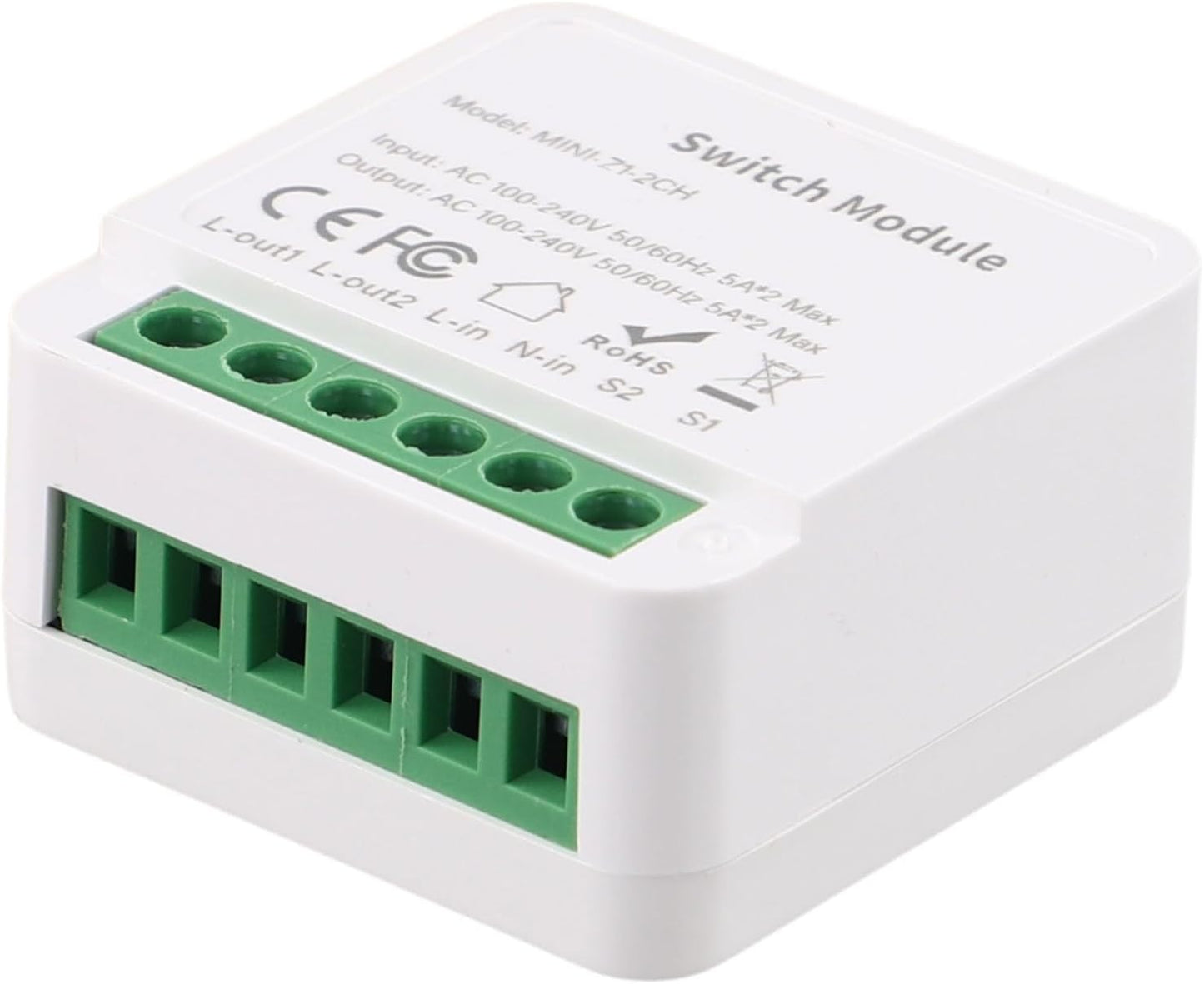 TransFor Form Your Home Lighting For Tuya Miniature For Smart Switch Module Fornisce accesso remoto tramite app e integrazione con assistenti vocali popolari (interruttori bidirezionali)