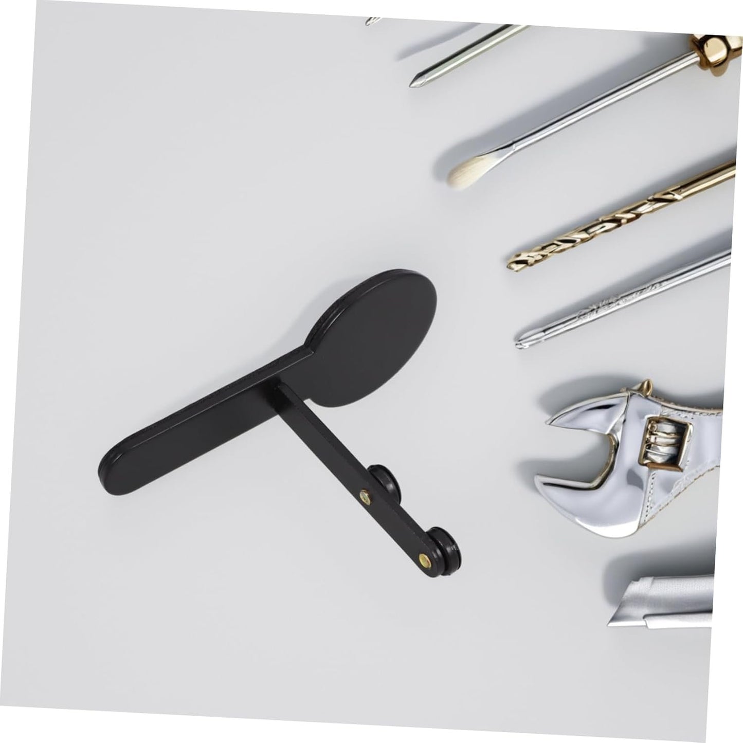 NULYLU Versatile Desk Pegboard Bracket Metal Display Stand Fixed Stabilizing Base Ideal for Workspace Organization