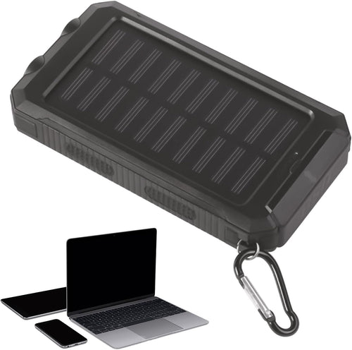 Solar Portable Charger | Fast Charging Charger - 20000mAh Phone Fast Charging Device with Flashlight for Camping Home Travel