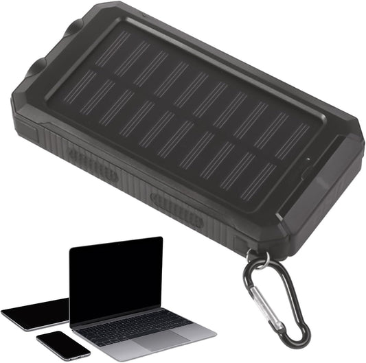 Solar Portable Charger | Fast Charging Charger - 20000mAh Phone Fast Charging Device with Flashlight for Camping Home Travel
