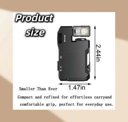 G5 EDC Flashlight- 400 Lumens Super Bright,3 Modes Rechargeable Pocket Size,Portable Rotation Magnetic Keychain Flashlight,for Outdoor,Camping Everyday Carry (Black)