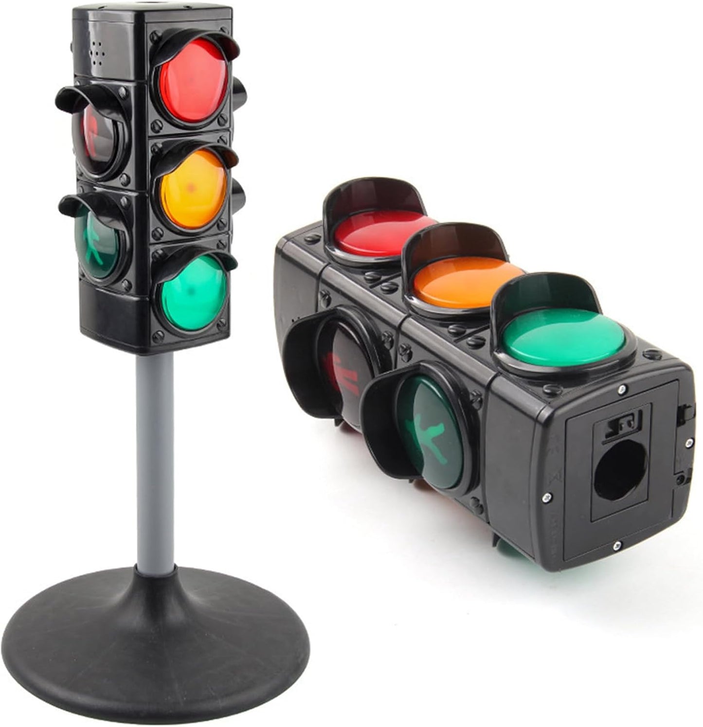 Generico Traffic Light Lamp, Small Stop Light Model, Learning And Education Toys, Early Educational Playset, Pretend Play Road Signs for Kids, Boys, And Girls Development