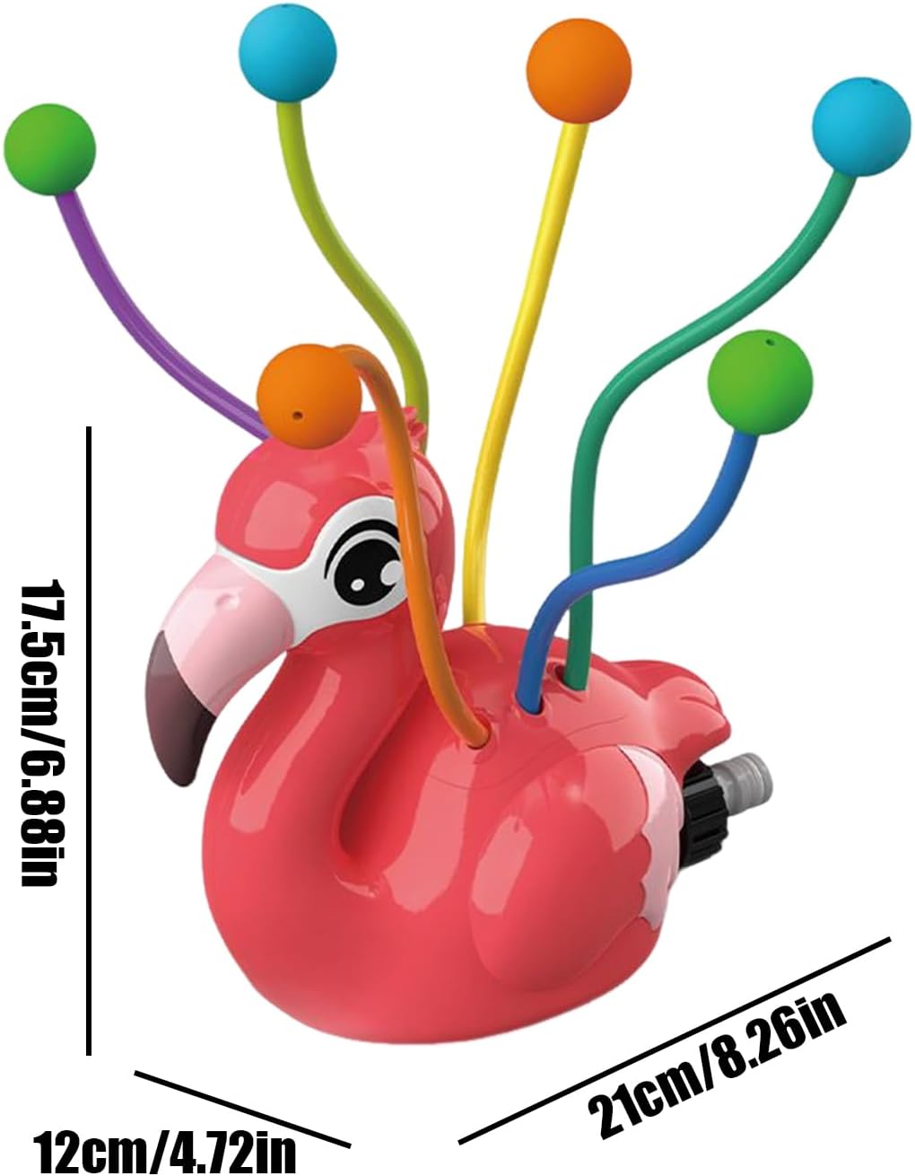 Sprinkler for Kids, Outdoor Water Spray Sprinkler Toy, Garden Sprinklers, Children Splashing Fun Activities, Backyard Lawn Deck Water Play for Summer, 8.27x4.73x6.9 Inches