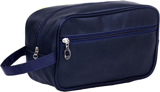 Toiletry Bag for Men, Veyarien Portable Travel Wash Bags, Water-Resistant Shaving Bag Gym Shower Bathroom Bag Dopp Kit Make Up Bag Toiletries Accessories Organizer (Navy Blue)
