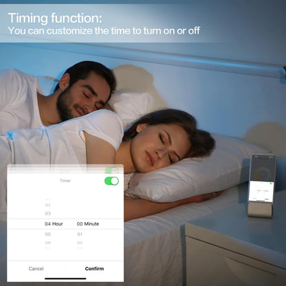 SOLFART 47.2 Inch Adjustable Color Temperature Dimmable LED Bathroom Light Fixtures Matte Black Vanity Lights LED Lights for Bathroom Black Light Bar Modern APP Control Lighting Fixture