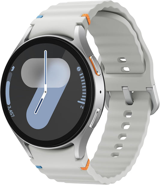 Samsung Galaxy Watch7 Smartwatch Galaxy AI Sleep Analysis, Dual Finger Close Control, Long Life Battery, GPS, BT, Aluminium Touch Bezel 44mm Silver [Italian Version]