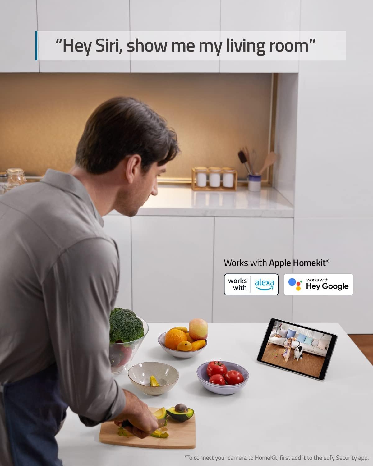 eufy Security Solo IndoorCam P24, 2K, Pan & Tilt, Indoor Security Camera, Wi-Fi Plug-in Camera, Human & Pet AI, Voice Assistant Compatibility, Night Vision, Motion Tracking, HomeBase not Compatible