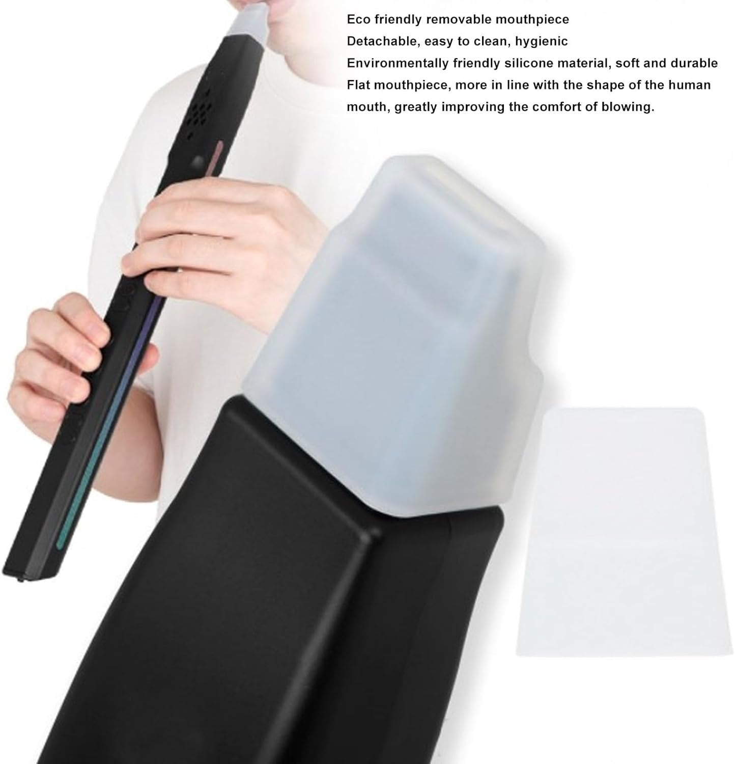 Annadue Mini Set per Strumenti a Fiato Elettronici, Sassofono Elettronico MIDI, Supporta 13 Toni, con 12 Tipi di Accompagnamento, 15 Livelli di Volume Regolabile, 800 mAh.