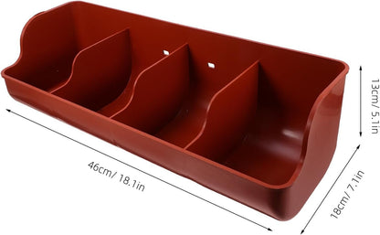 VANZACK Pig Feeding Trough Goat Toy Livestock Food Feeder Trough Horse Feed Storage Drinking Fountain Chicken Drinker Animal