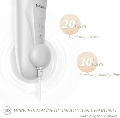 BONNIEFACE Sonic Facial Cleansing Brush for Deep and Through Facial Cleansing, Waterproof Face Scrubber and Ultimate Blackhead Remover for Daily Skin Care, Rechargeable and Gentle Face Exfoliator